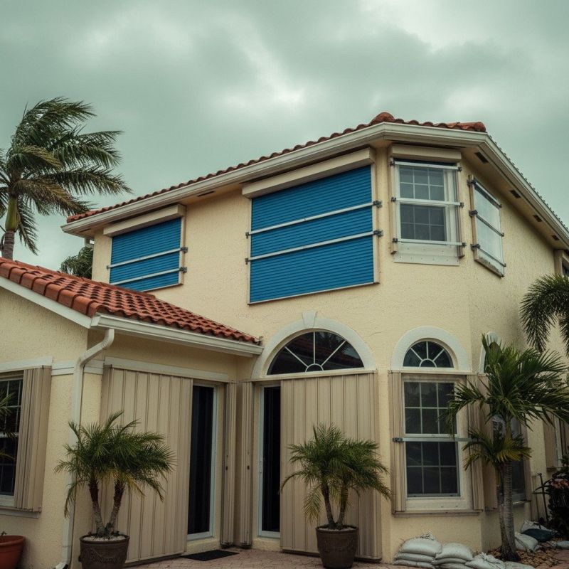 Hurricane Shutter Installation detail