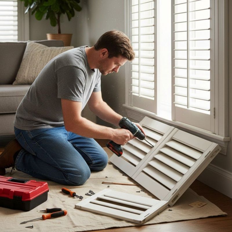 Indoor Shutters Repair detail