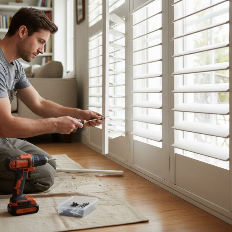 Indoor Shutters Repair detail