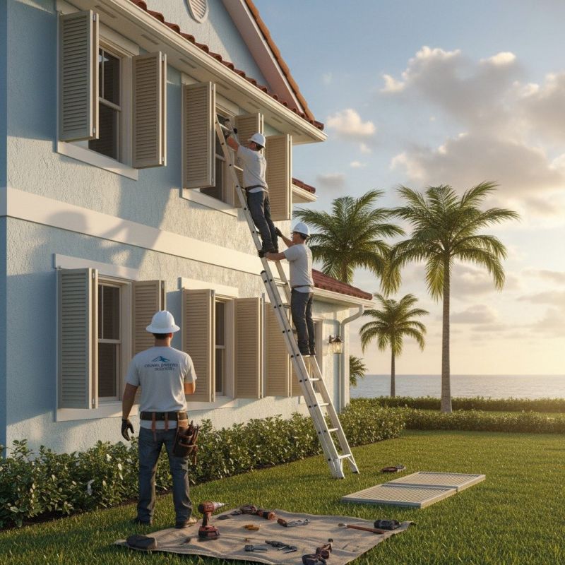 Security Shutters Installation detail