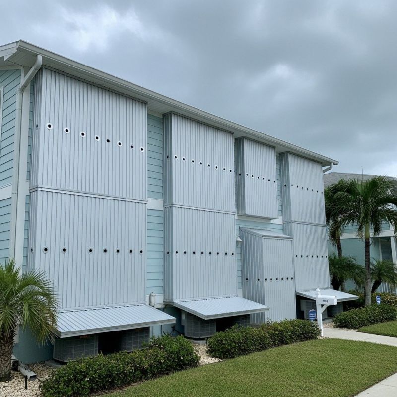 Storm Shutters Installation detail