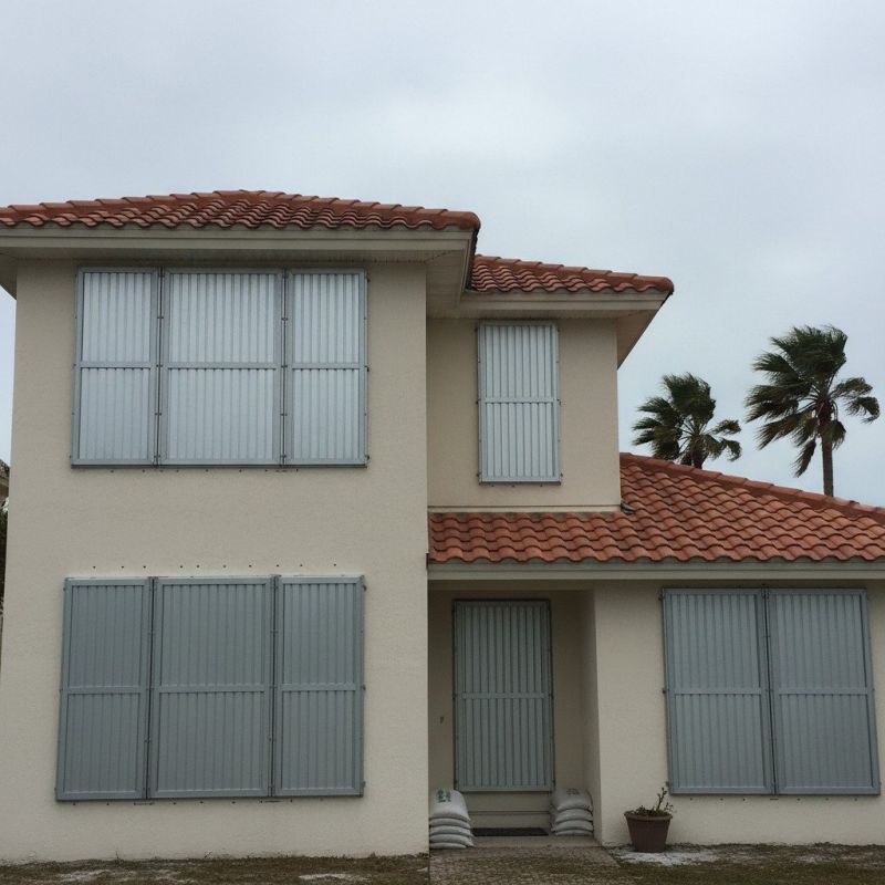 Storm Shutters Installation detail