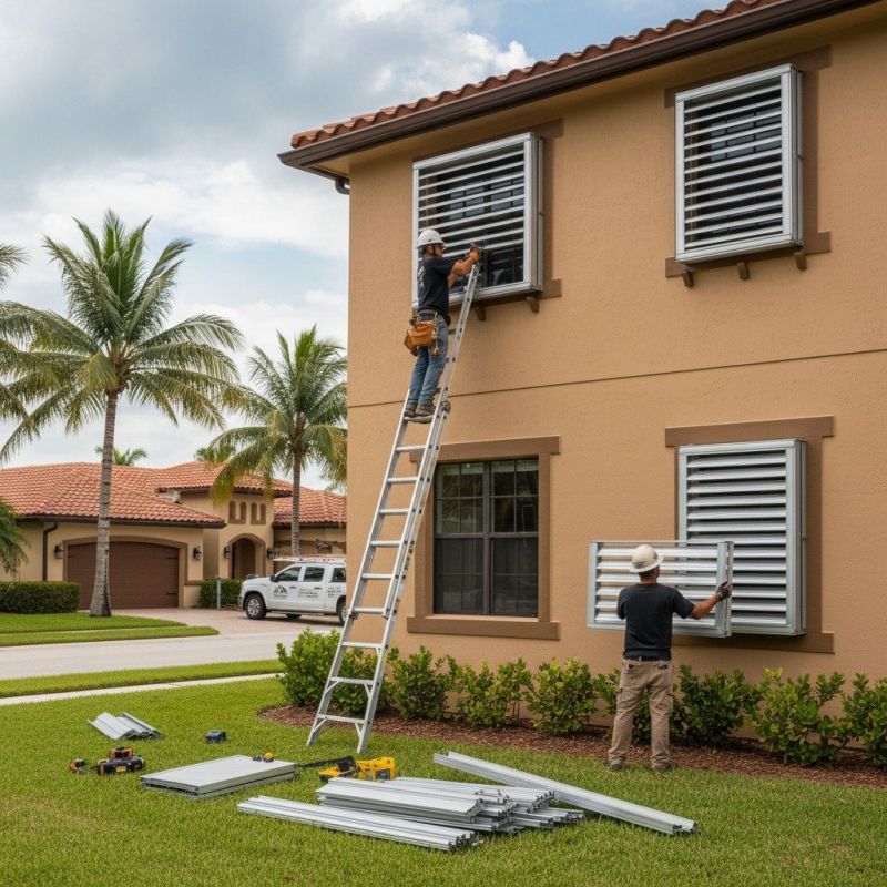 Hurricane Shutter Installation
